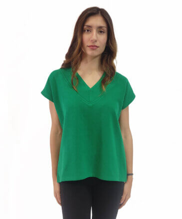 πρασινη κοντομάνικη μπλούζα